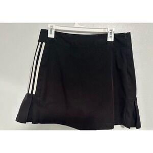 Adidas Womens Black Pleated Tennis Golf Skirt Size 8 Stretch Performance